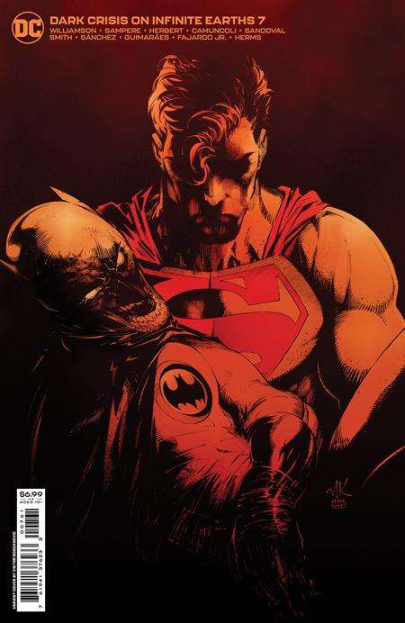 DARK CRISIS ON INFINITE EARTHS #7 (OF 7) CVR C VIKTOR BOGDANOVIC INFINITE CRISIS HOMAGE CARD STOCK V
