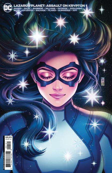LAZARUS PLANET ASSAULT ON KRYPTON #1 (ONE SHOT) CVR B JEN BARTEL CARD STOCK VARIANT