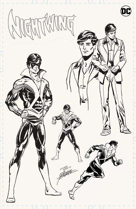 NIGHTWING #100 CVR H GEORGE PEREZ ART BOARD DESIGN CARD STOCK VARIANT
