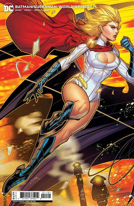 BATMAN SUPERMAN WORLDS FINEST #11 CVR B JONBOY MEYERS POWERGIRL CONNECTING CARD STOCK VARIANT