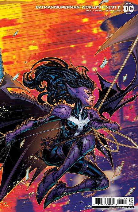 BATMAN SUPERMAN WORLDS FINEST #11 CVR C JONBOY MEYERS HUNTRESS CONNECTING CARD STOCK VARIANT