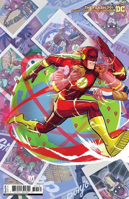 FLASH #791 CVR C MARCO DALFONSO CARD STOCK VARIANT (ONE-MINUTE WAR)