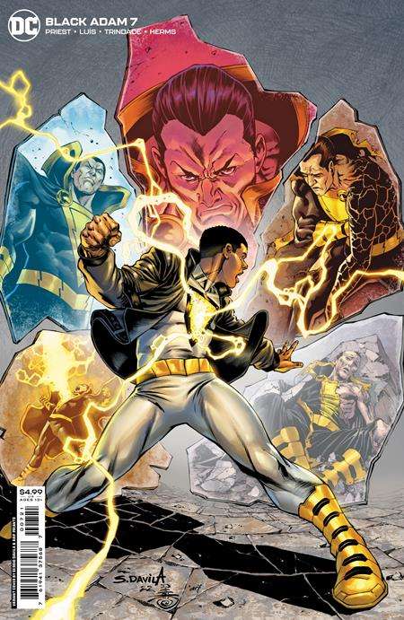 BLACK ADAM #7 (OF 12) CVR B SERGIO DAVILA CARD STOCK VARIANT
