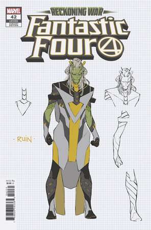 FANTASTIC FOUR #42 SILVA CONCEPT ART 1:10 RATIO VARIANT