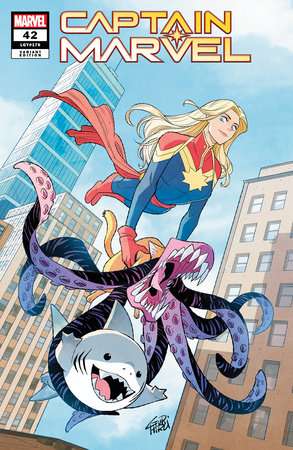 CAPTAIN MARVEL #42 GURIHIRU JEFF THE LANDSHARK VARIANT [AXE]