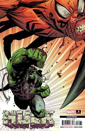 HULK #5 OTTLEY 2ND PRINTING VARIANT