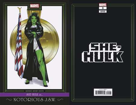 SHE-HULK #3 BAZALDUA WOMEN'S HISTORY VARIANT