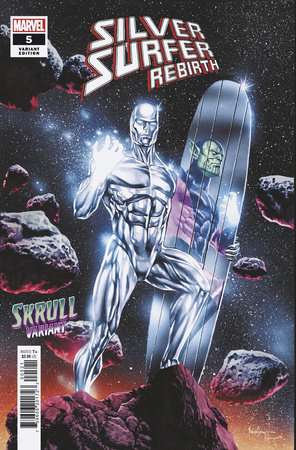 SILVER SURFER REBIRTH #5 SUAYAN SKRULL VARIANT