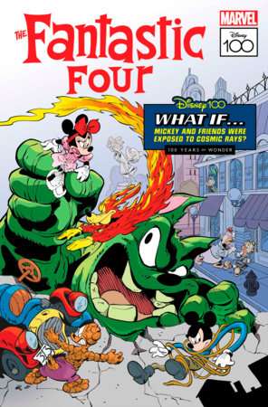 AMAZING SPIDER-MAN #19 PERISSINOTTO DISNEY100 FANTASTIC FOUR VARIANT