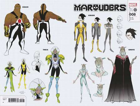 MARAUDERS #8 CARLINI NEW CHARACTER WRAPAROUND DESIGN 1:10 RATIO VARIANT