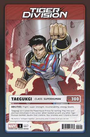 TIGER DIVISION #1 RON LIM TRADING CARD VARIANT