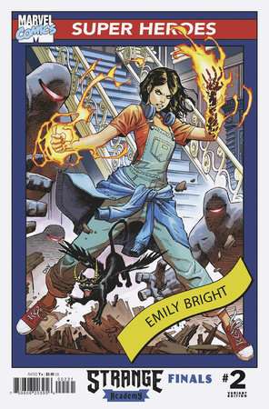 STRANGE ACADEMY: FINALS #2 WEAVER TRADING CARD VARIANT