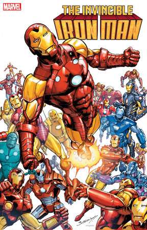 INVINCIBLE IRON MAN #1 BAGLEY 2ND PRINTING VARIANT