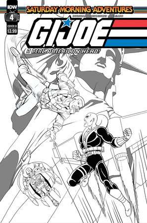 G.I. Joe: A Real American HeroÃ¢â‚¬â€Saturday Morning Adventures #4 Variant B (Houston)