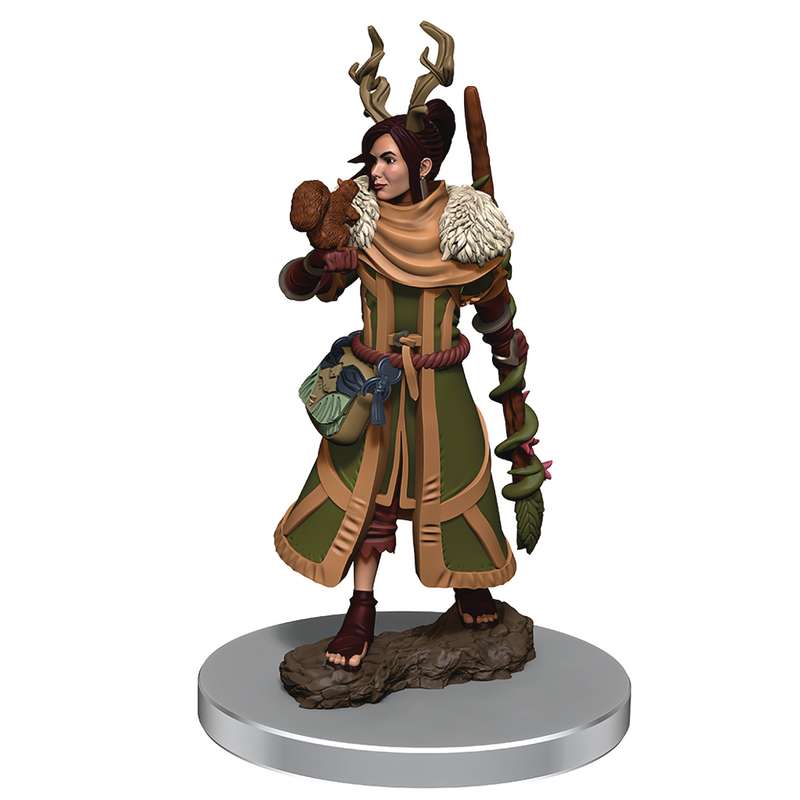 D&D ICONS REALMS FIG FEMALE HUMAN DRUID