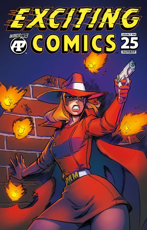 EXCITING COMICS #25 CVR A FRED PERRY