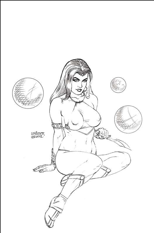 JOHN CARTER OF MARS #3 CVR O 1:11 FOC RATIO VARIANT LINSNER B&W VI