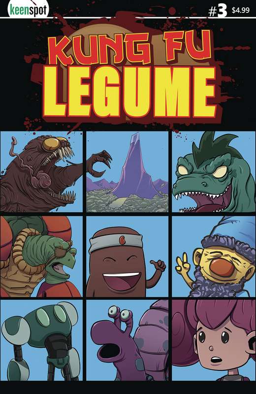 KUNG FU LEGUME #3 CVR A MICHAEL ADAMS