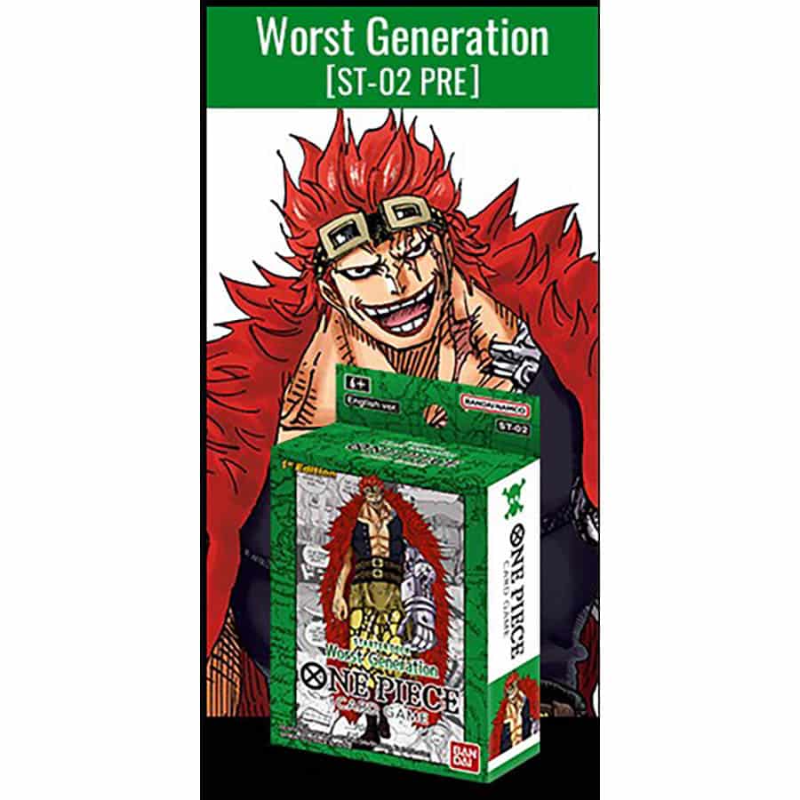 ONE PIECE TCG: WORST GENERATION STARTER DECK [ST-02]