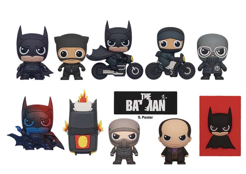 THE BATMAN MOVIE 3D FOAM BAG CLIP BMB