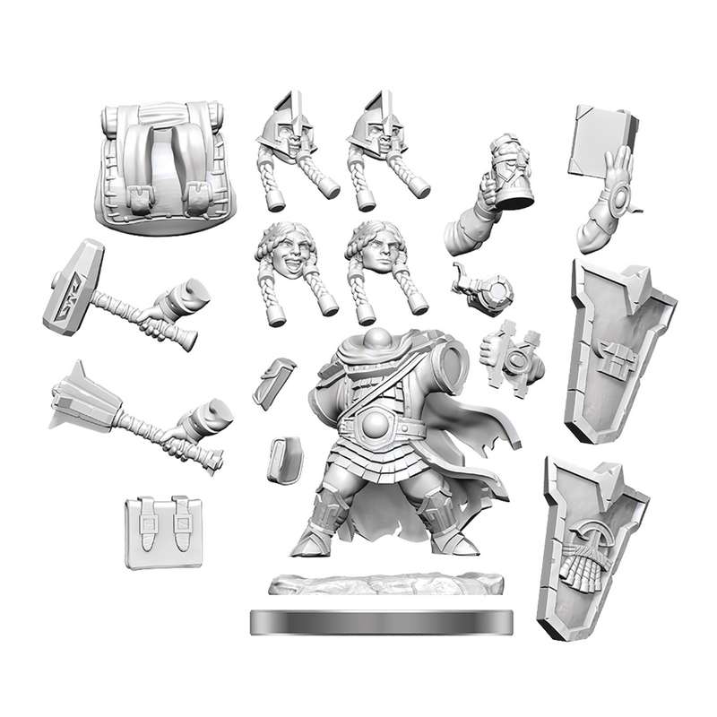 D&D FRAMEWORKS DWARF CLERIC FEMALE