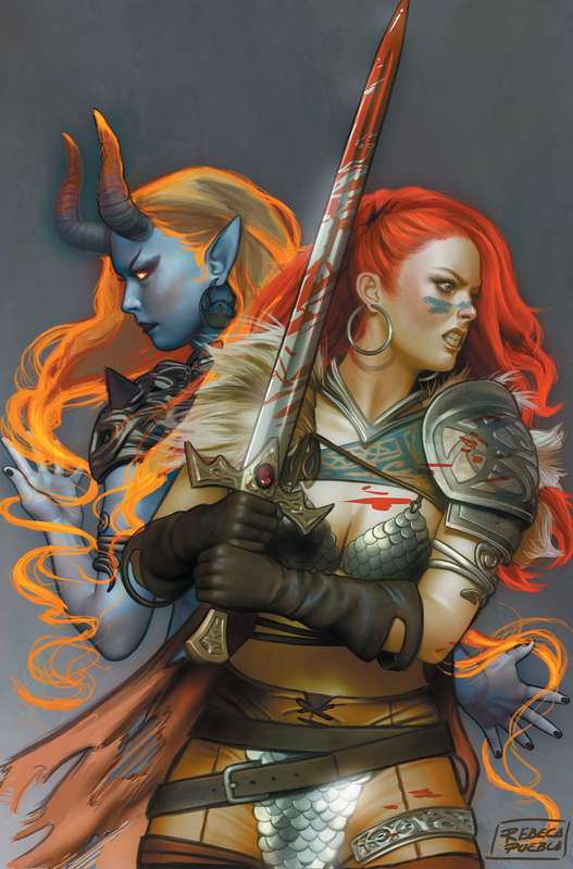 RED SONJA HELL SONJA #3 CVR G 1:10 RATIO VARIANT PUEBLA VIRGIN  RED SONJA HELL SONJA #3 CVR G 1:10 RATIO VARIANT PUEBLA VIRGIN