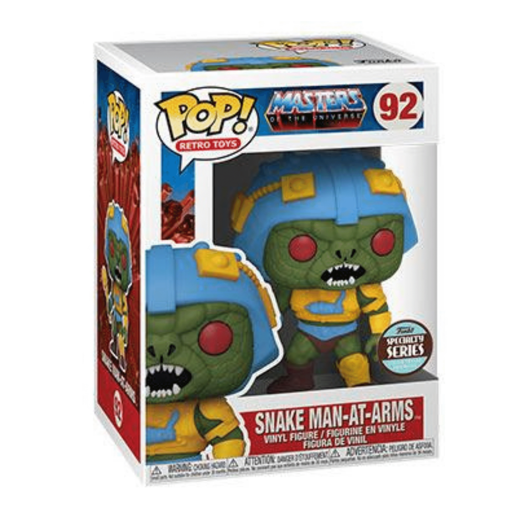 POP SPECIALTY SERIES MOTU SNAKE MAN-AT-ARMS VINYL FIGURE  POP SPECIALTY SERIES MOTU SNAKE MAN-AT-ARMS VINYL FIGURE