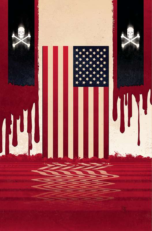 PROJECT SUPERPOWERS FRACTURED STATES #1 CVR J 1:30 RATIO VARIANT W  PROJECT SUPERPOWERS FRACTURED STATES #1 CVR J 1:30 RATIO VARIANT W