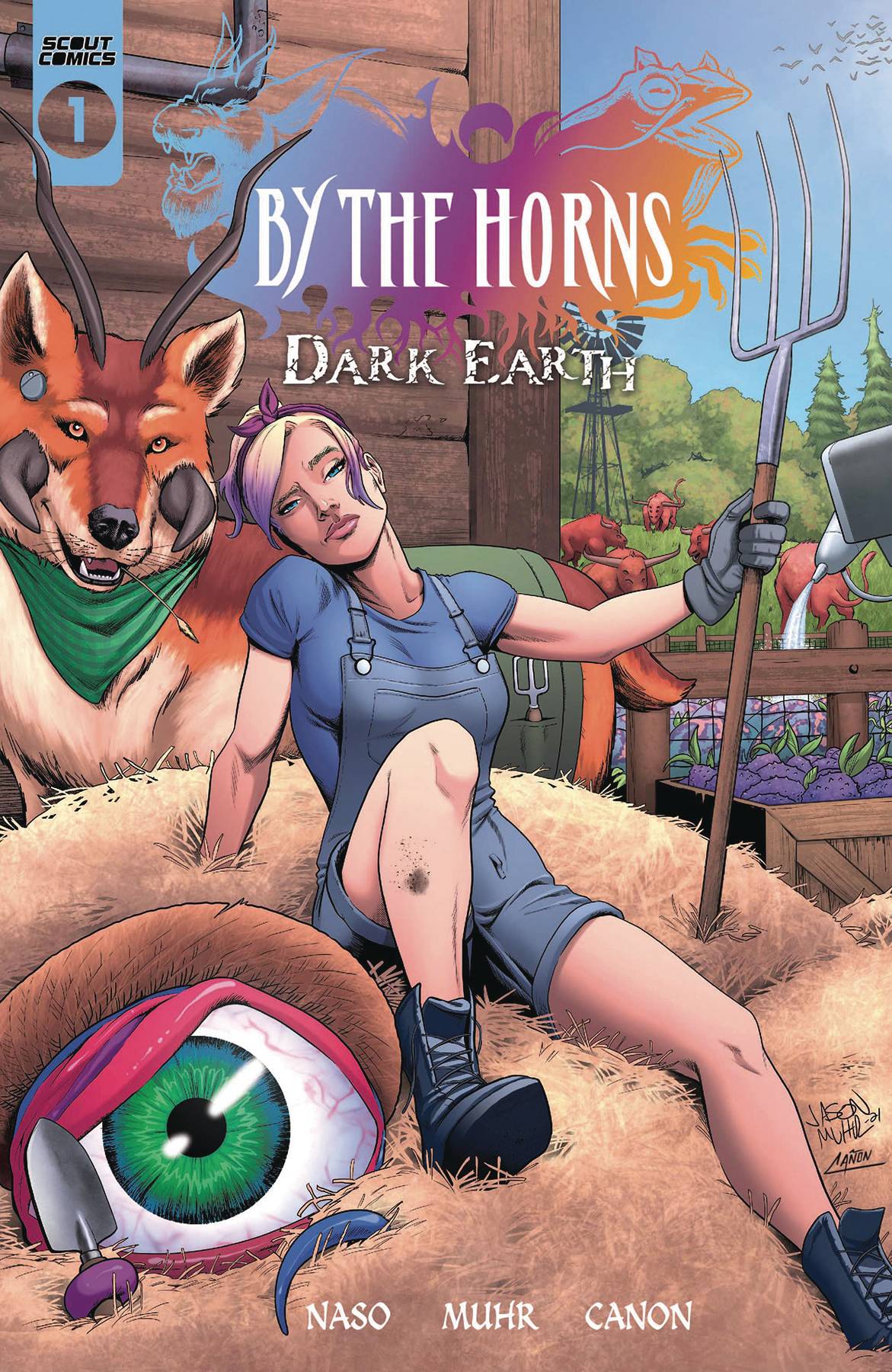 BY THE HORNS DARK EARTH #1 CVR A MUHR & CANON