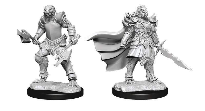 D&D NOLZARS MARVELOUS MINI DRAGONBORN FIGHTER FEMALE