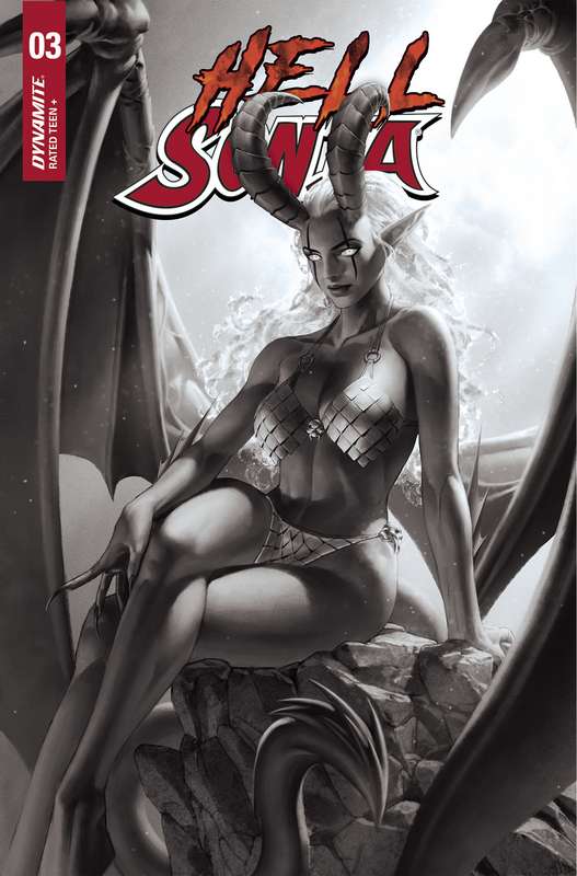 HELL SONJA #3 CVR G 1:15 RATIO VARIANT YOON B&W