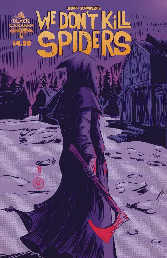 We Don't Kill Spiders #4 - Black Sketch Webstore Exclusive Cover