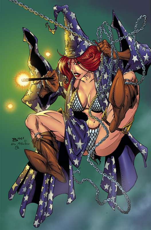 RED SONJA (2021) #7 CVR O 1:7 FOC RATIO VARIANT WIZARD HOMAGE BIGG