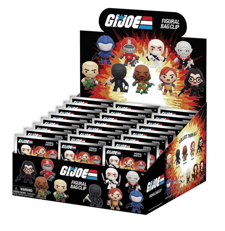 GI JOE 3D FOAM BAG CLIP BMB