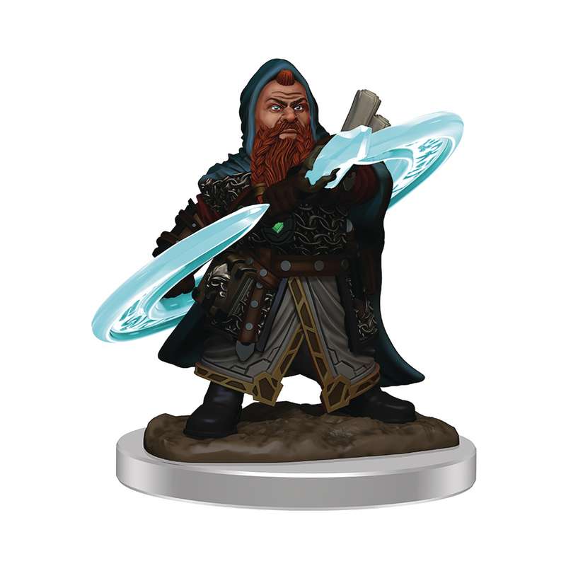 PATHFINDER BATTLES MALE DWARF SORCERER MINI