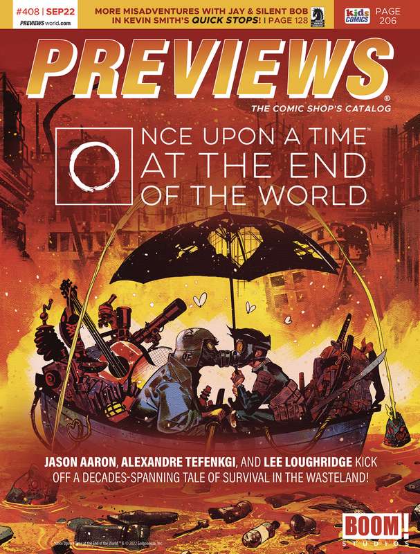 PREVIEWS #408 SEPTEMBER 2022 8 PAGE BAD IDEA Story THE LAST SUPPER! WAID & LAPHAM