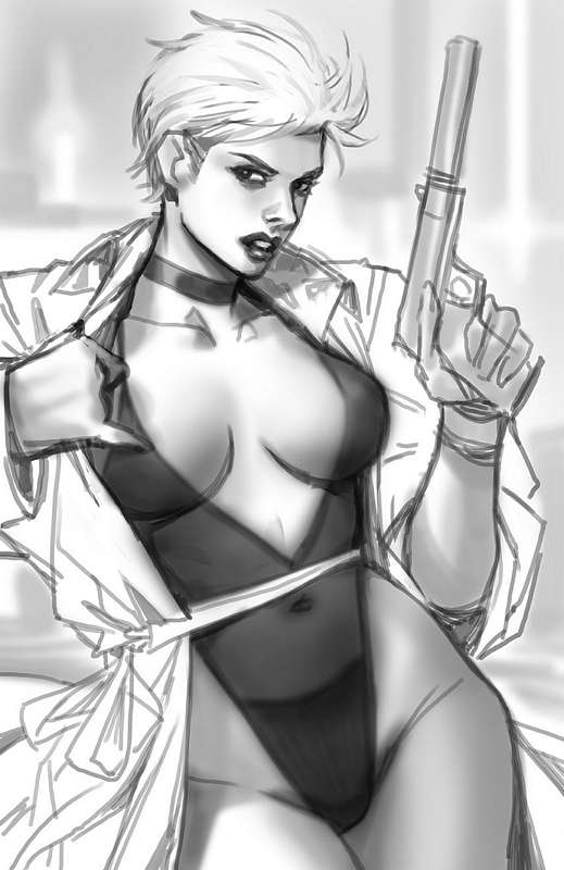 GUN HONEY BLOOD FOR BLOOD #2 CVR E 1:5 SKETCH RATIO VARIANT (MR)