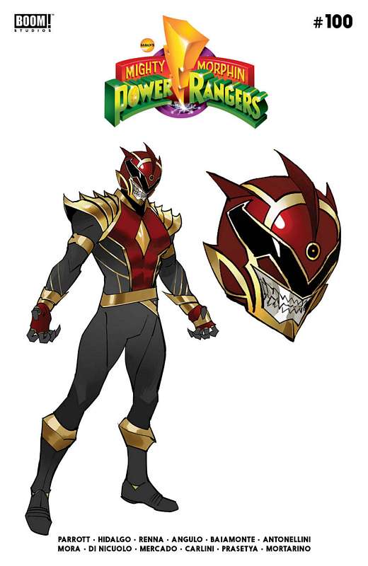 MIGHTY MORPHIN POWER RANGERS #100 2ND PTG MORA