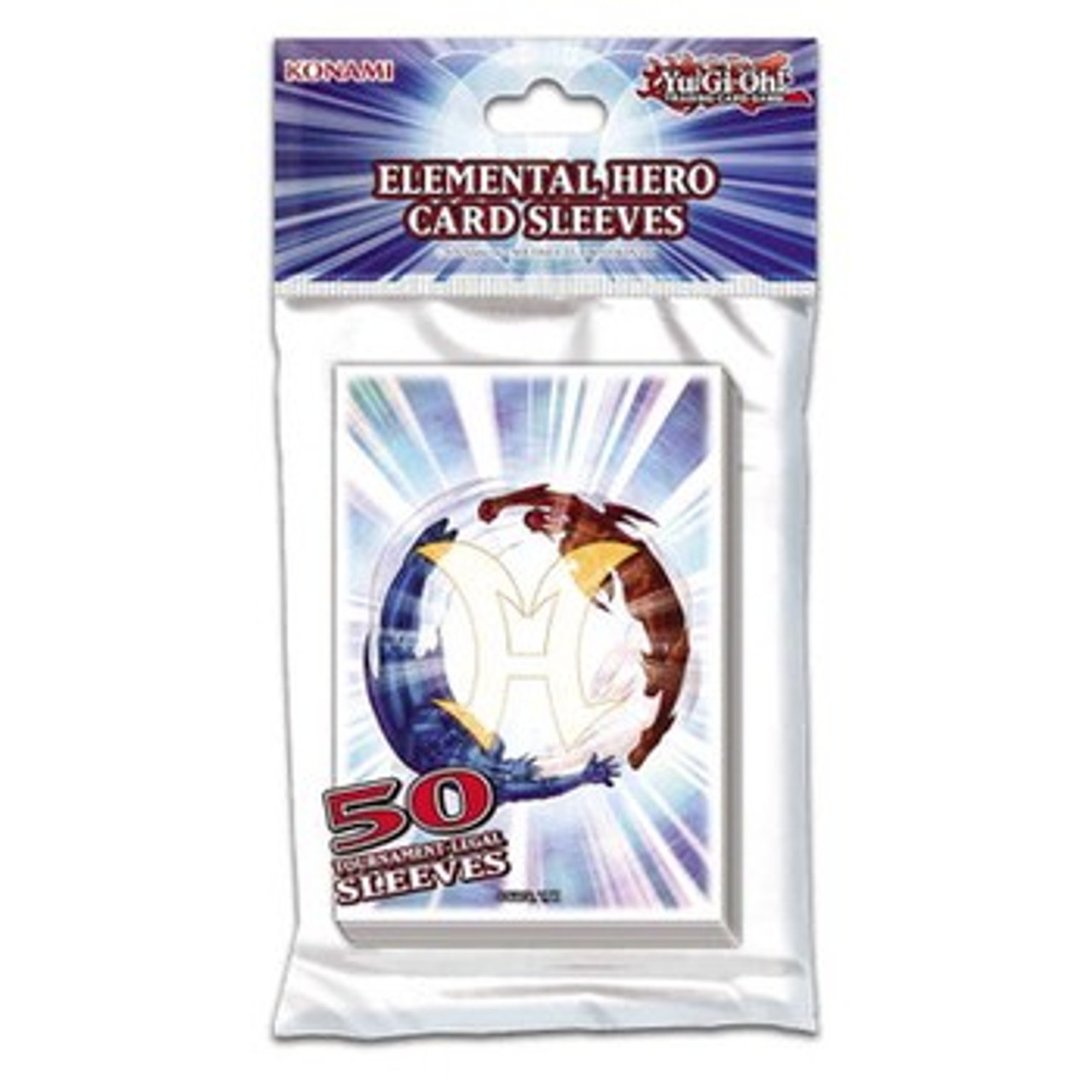 YU-GI-OH! (YGO): CARD SLEEVES: ELEMENTAL HERO (50CT)