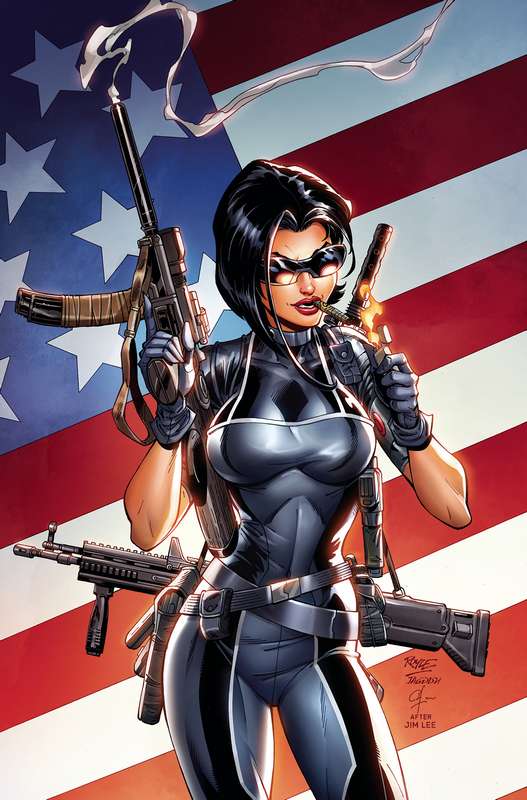 JENNIFER BLOOD #8 CVR Q 1:7 FOC RATIO VARIANT LEE HOMAGE VIRGIN