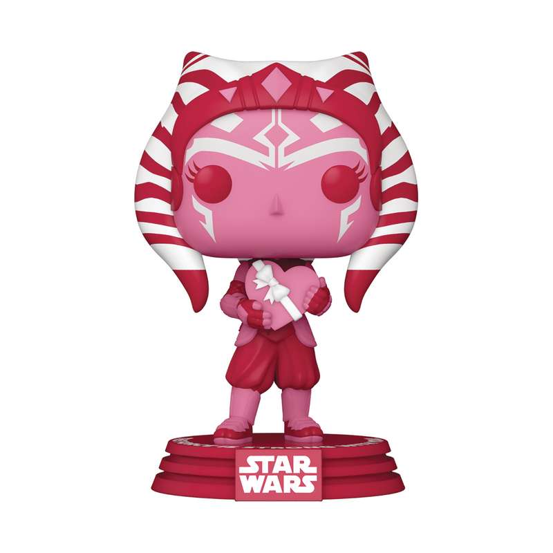 FUNKO POP STAR WARS VALENTINES S2 AHSOKA VINYL FIGURE