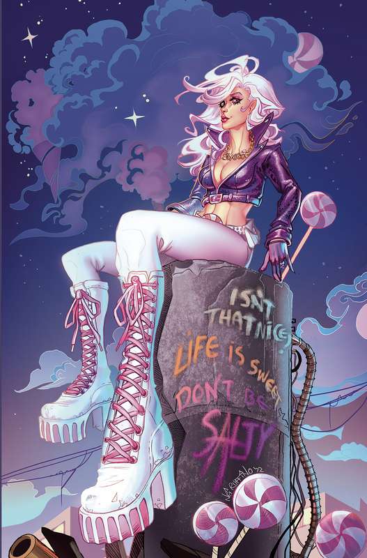 SWEETIE CANDY VIGILANTE #4 CVR K 1:10 FOC RATIO VARIANT RUFFINO VI
