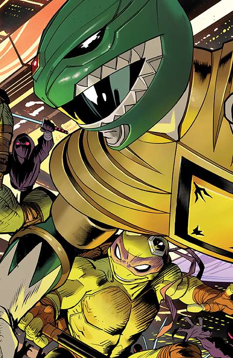 MMPR TMNT II #1 (OF 5) CVR D CONNECTING VARIANT 4 MORA