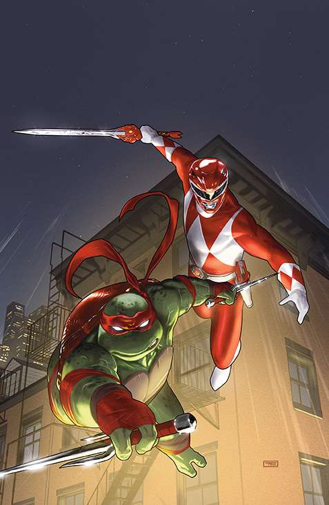 MMPR TMNT II #1 (OF 5) CVR T 1 PER STORE VARIANT CLARKE