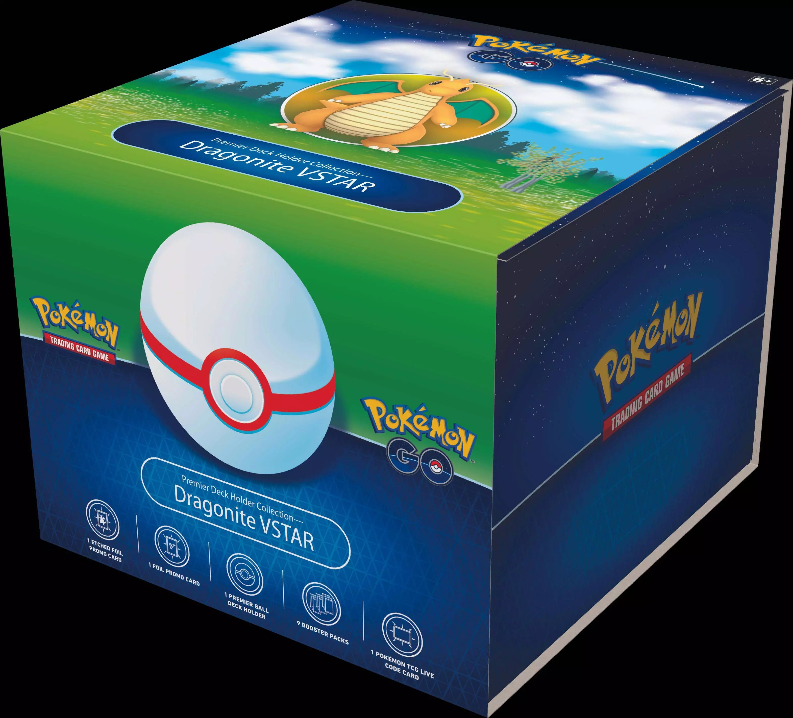 POKEMON TCG (PKMN): POKEMON GO PREMIER DECK HOLDER COLLECTION: DRAGONITE VSTAR