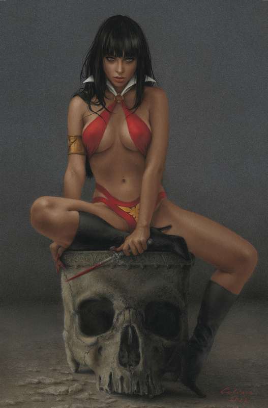 VAMPIRELLA YEAR ONE #5 CVR J 1:30 RATIO VARIANT CELINA VIRGIN