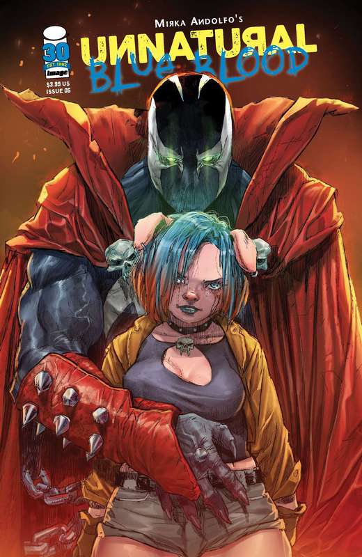 UNNATURAL BLUE BLOOD #5 (OF 8) CVR C SPAWN VARIANT (MR)