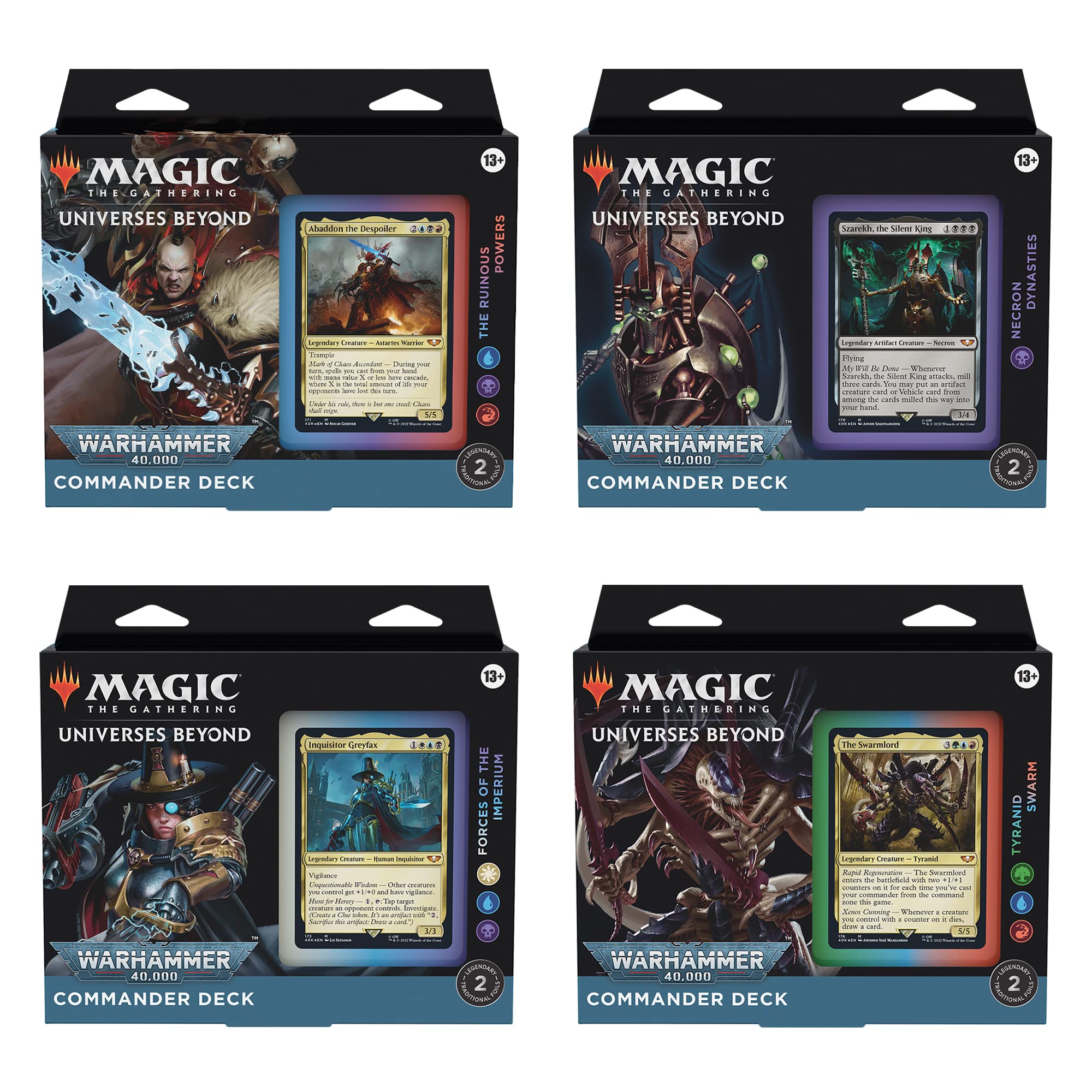 Magic the Gathering (MTG): Universes Beyond 40k Commander Deck
