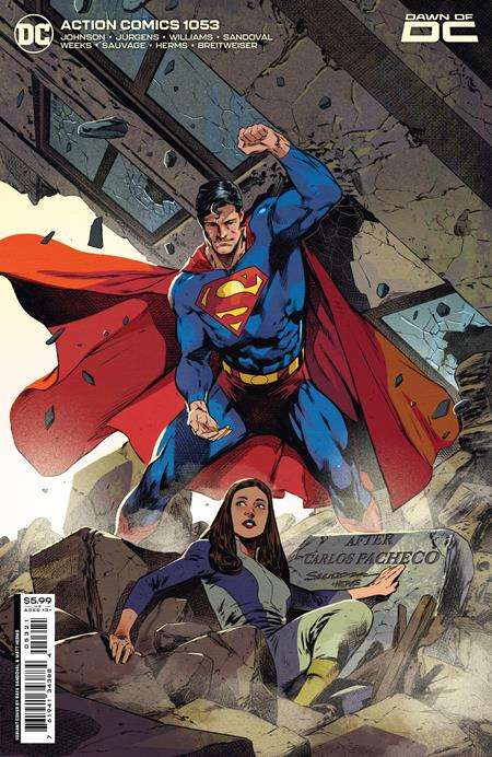 ACTION COMICS #1053 CVR B RAFA SANDOVAL CARD STOCK VARIANT
