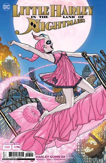 HARLEY QUINN #28 CVR B RYAN SOOK CARD STOCK VARIANT